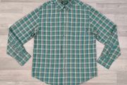 Woolrich Button Down Check Shirt Mens Medium