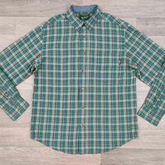 Woolrich Button Down Check Shirt Mens Medium