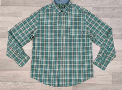 Woolrich Button Down Check Shirt Mens Medium