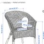 Ikea rattan chair Image 3