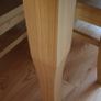 Solid Oak Dining Room Table & Chairs Image 5