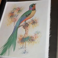 unframed silk picture