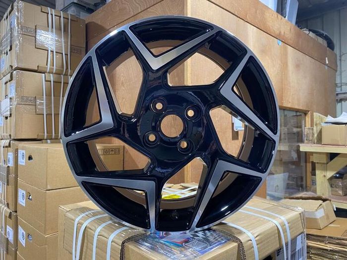 17" Inch Ford Fiesta Alloy wheels 4x108 63.4 TI TDCI ECOBOOST Gloss Black Machined