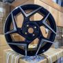 17" Inch Ford Fiesta Alloy wheels 4x108 63.4 TI TDCI ECOBOOST Gloss Black Machined Image 8