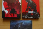 Godzilla (2014) 3D &amp; Blu Ray Steelbook (RARE)