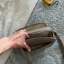Paul Costello  camera taupe bag . New Image 2