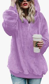 lilac purple hoodie M