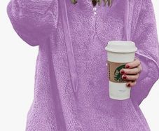 lilac purple hoodie M