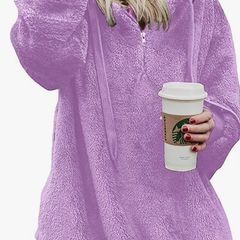 lilac purple hoodie M