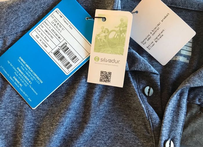 BNWT Shimano Mens Cycling Transit Polo Top