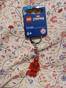 Lego Spiderman Carnage Keyring.