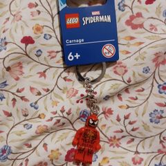 Lego Spiderman Carnage Keyring.