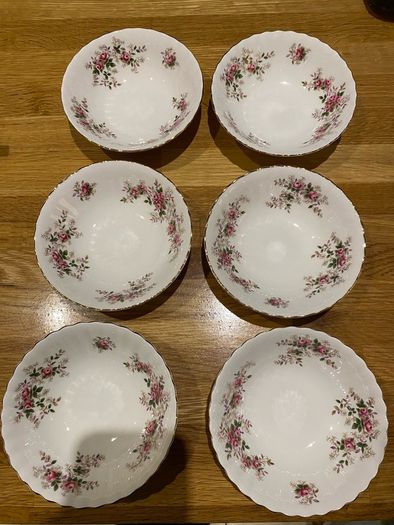 Royal Albert lavender rose bowls