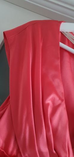 Karen Millen Coral Bow Sz 10
