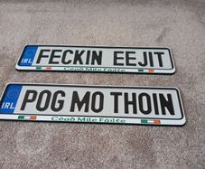 car reg plates