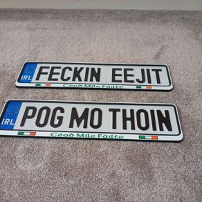 car reg plates