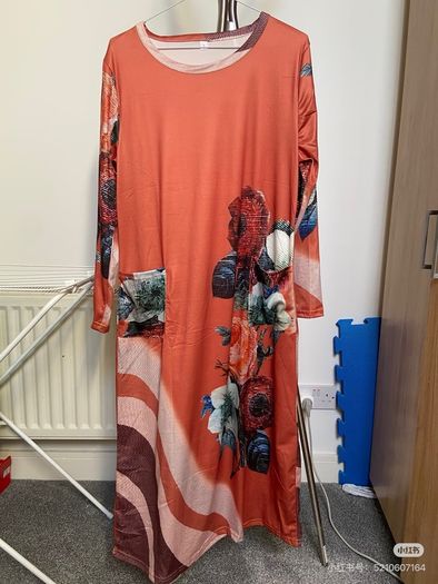 Brand New Midi Dress with Pockets - Size L