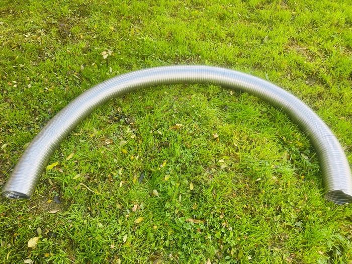 150mm / 6 inch Flexi Steel Flue Liner - 3 Meters Long - Brand New