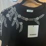 Sandro top will Jewels. Size 0 . Uk 8-10 Image 2