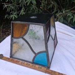 1920's Stained Glass Lamp/Porch Shade