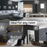 Teardrop Acrylic Light Shade | Ceiling Light Shade | Lamp Shade | Chandeliers Ceiling Light | Chrome Finish Pendant Light Shade for Living Room Light Shades Ceiling Bedroom Kitchen Hallway (FREE POSTAGE) Image 4