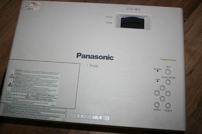 Panasonic PT-LX22 DLP Projector - XGA Resolution Pixels (1024 x 768), 2200 Ansi Lumens Brightness and 500:1 high Contrast Ratio