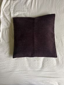 2x brown cushion covers