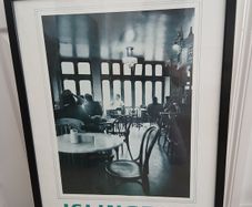 Large Framed Black & White Print