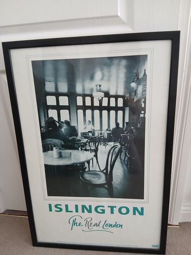 Large Framed Black & White Print
