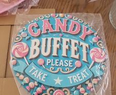 candy buffet items all brand new unused