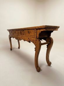 Exquisite Reclaimed Vintage Chinese Buddhist Altar Console