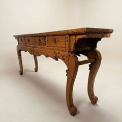 Exquisite Reclaimed Vintage Chinese Buddhist Altar Console