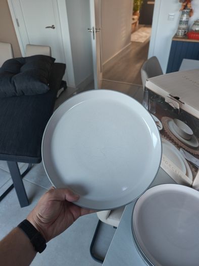 Light Grey Dinner Set
