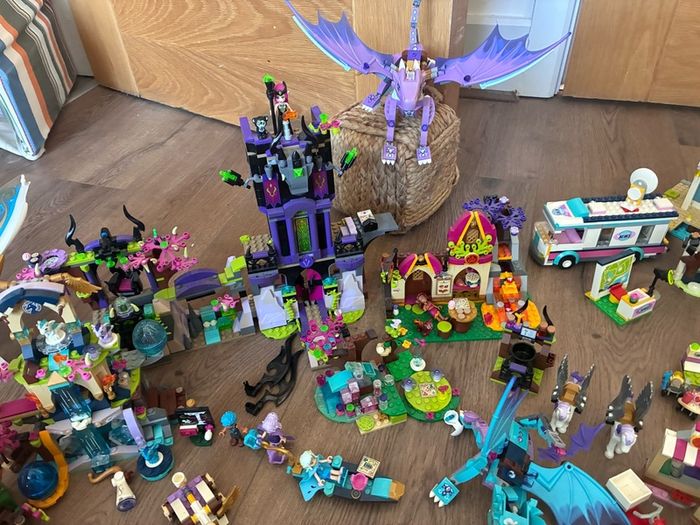 Huge LEGO Friends & Elves Collection Massive Bundle  Figures, Buildings, Dragons & Vehicles
