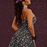 polka dotty dress size s small Image 2