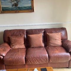 leather sofa