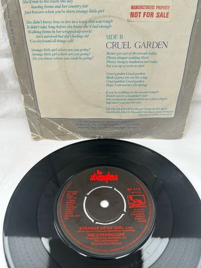 The Stranglers Strange Little Girl 7 inch UK PROMO
