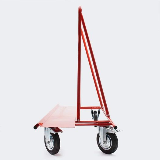 Plasterboard Trolley Panel carts up to 800 kg for transporting drywalls, wooden and plasterboard with 4 wheels