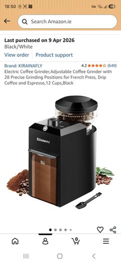 Full espresso making set up