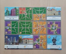 Capital Warsaw City of Ruins Board Game TILES, Spare Replacement Parts (Granna Games)