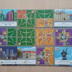 Capital Warsaw City of Ruins Board Game TILES, Spare Replacement Parts (Granna Games)