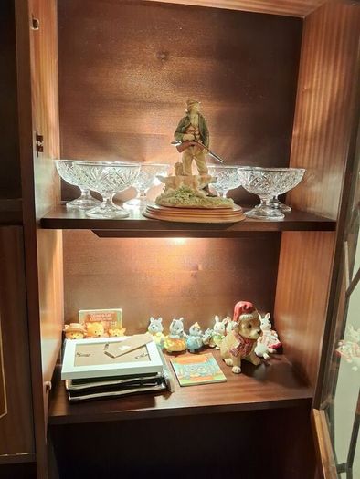 Mahogany Display Cabinet
