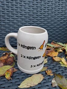 German Stein, Funny Saying