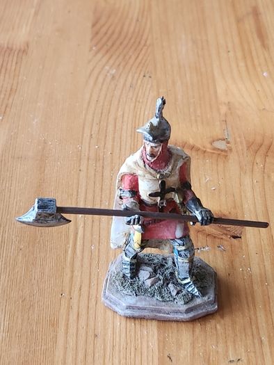 Scheich Knight Archer Kneeling Plus Berliner Zinn Figure. Both In Good Condition.  See Photos For Same.