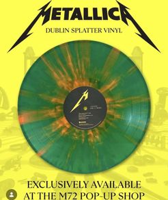 Metallica 72 Seasons Dublin vinyl Pop-up shop