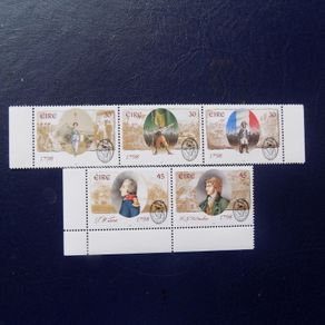 Ireland 1798-1998.Bicentenary of Irish Rebellion.Set of 5 MNH stamps.
