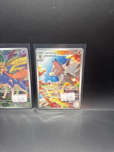Zacian 100/094 | Lycanroc 166/159 Pokemon Cards