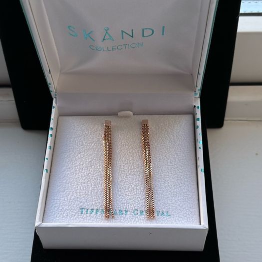 Tipperary Crystal Gold Tone Earrings