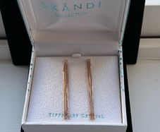 Tipperary Crystal Gold Tone Earrings
