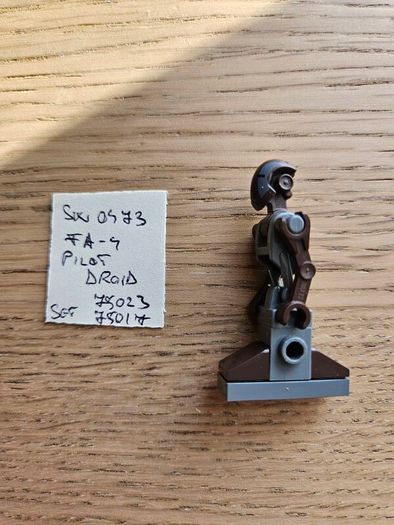 lego sw0473 FA-4 pilot droid, set 75023, 75017